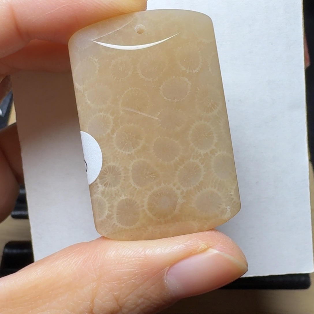 硅化玉浅糖满花未镶嵌