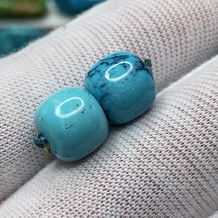 绿松石未镶嵌天然原矿 地大质检