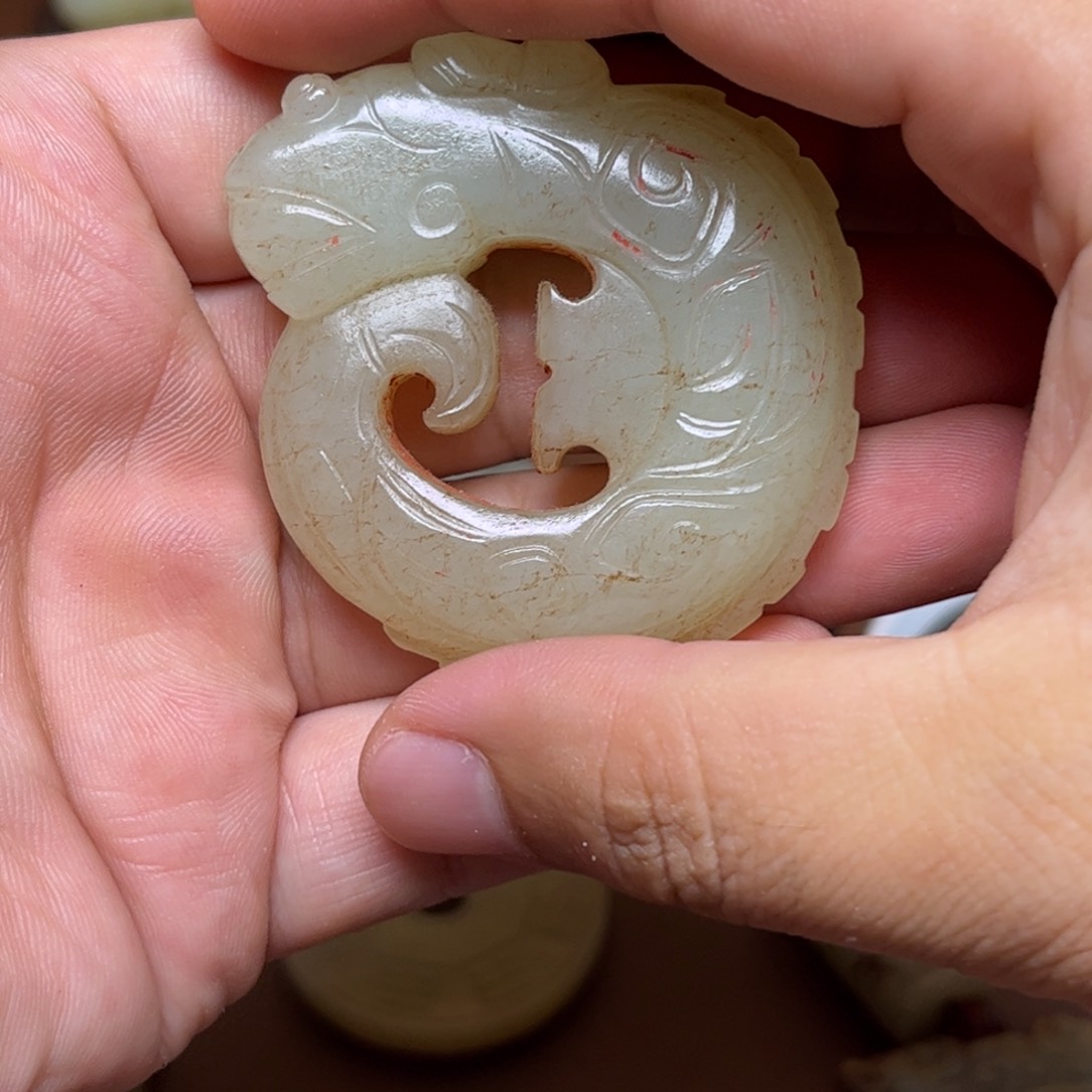 m****和田玉（糖玉）未镶嵌挂件