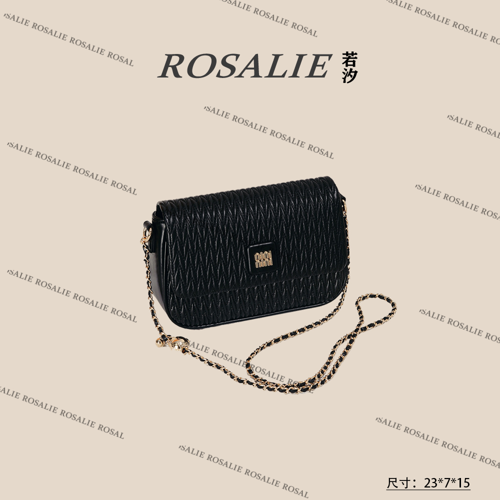 【若汐Rosalie】GQ-8328-黑色轻奢时尚气质百搭女士包包