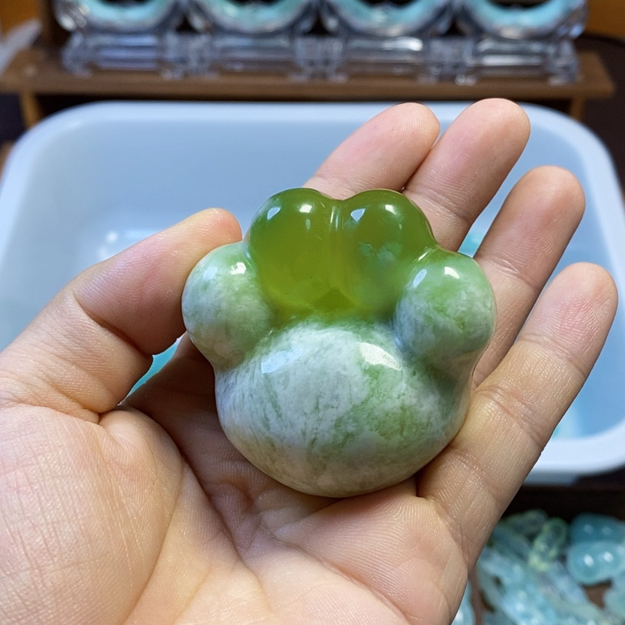 【闪购商品】蛇纹石玉手镯未镶嵌