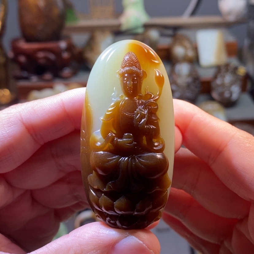 【闪购商品】和田玉（糖玉）吊坠未镶嵌R*t