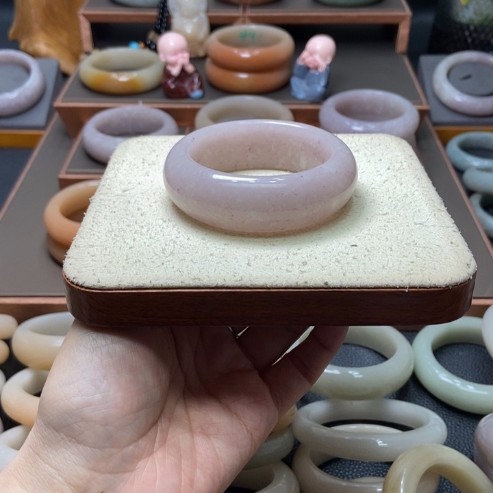石英质玉手镯合金圆*