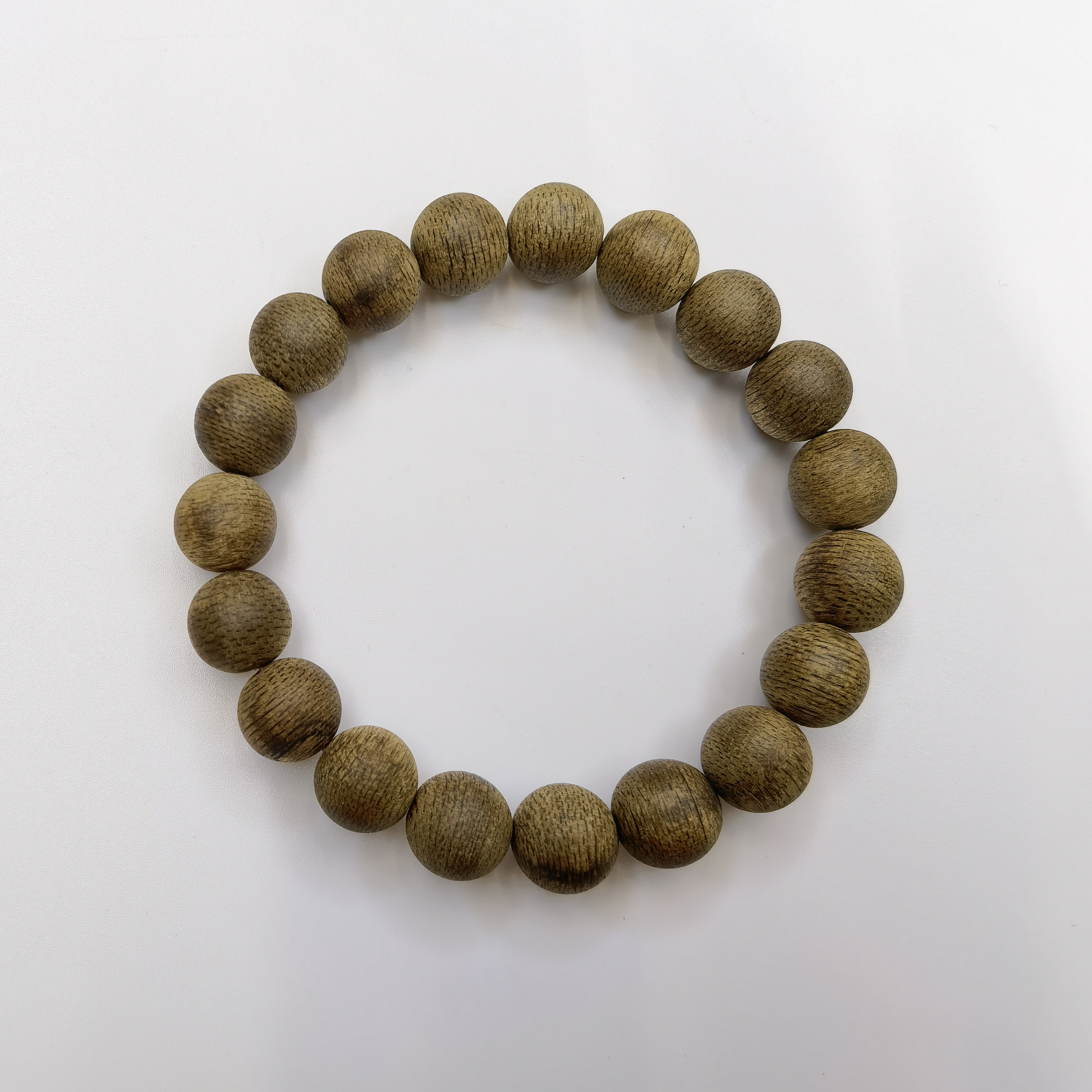 沉香海南虎斑纹1.0cm单圈九九沉沉香手串