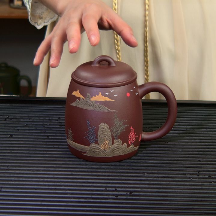 茶杯紫砂高货放漏