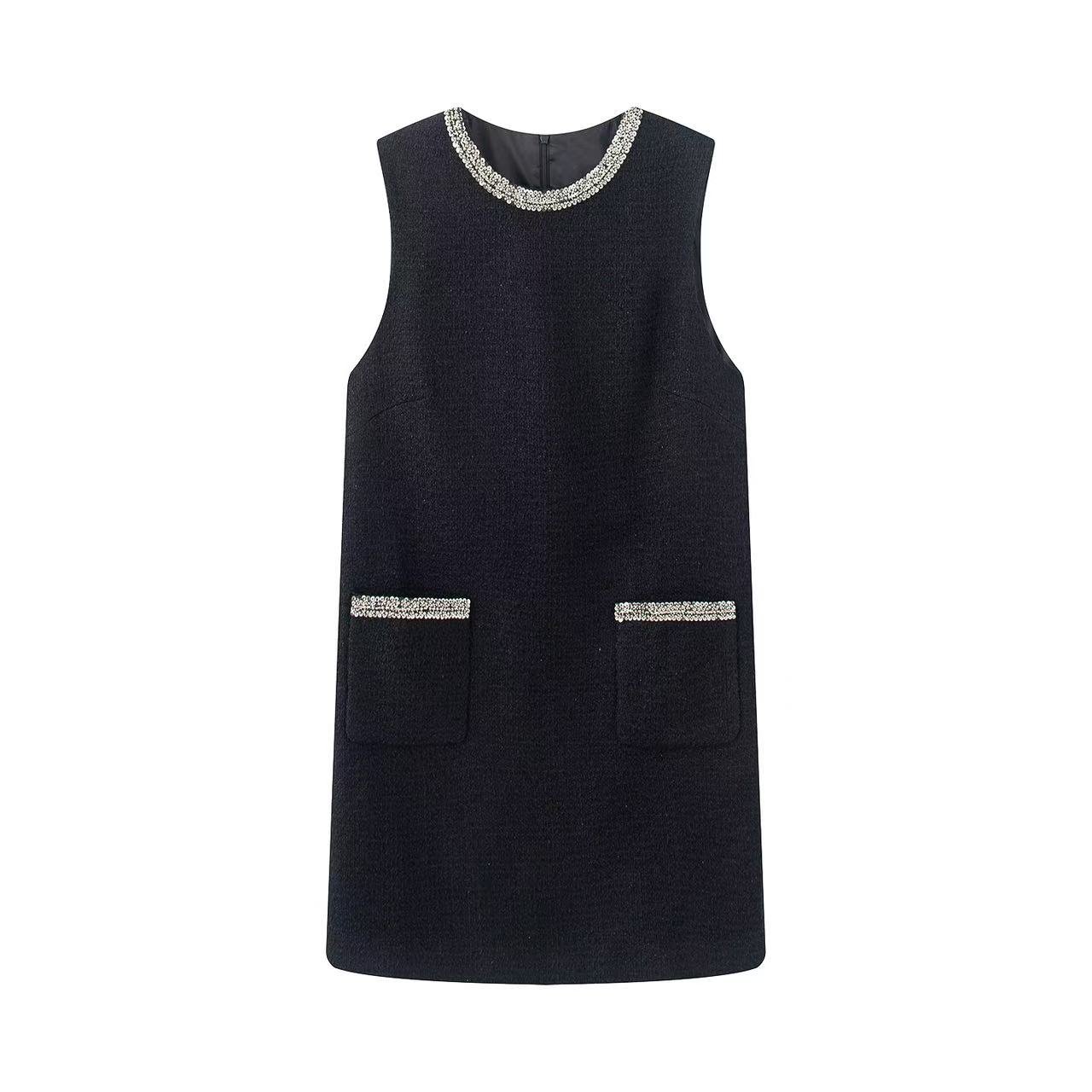 2026春季新款新年战袍显瘦气质设计感定制小香风连衣裙女1819