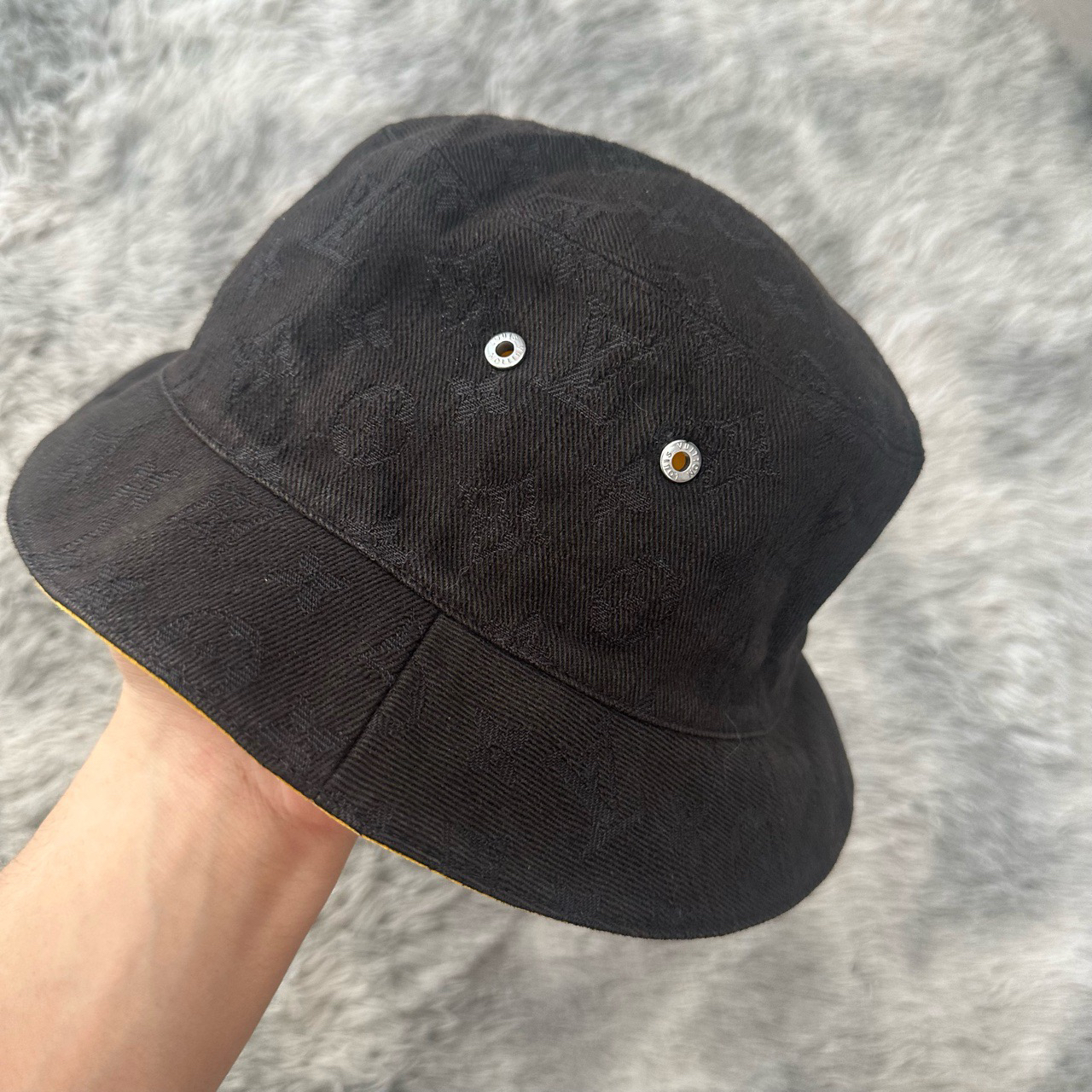 95新 LouisVuitton/路易威登 渔夫帽 满印 58码 公价6000