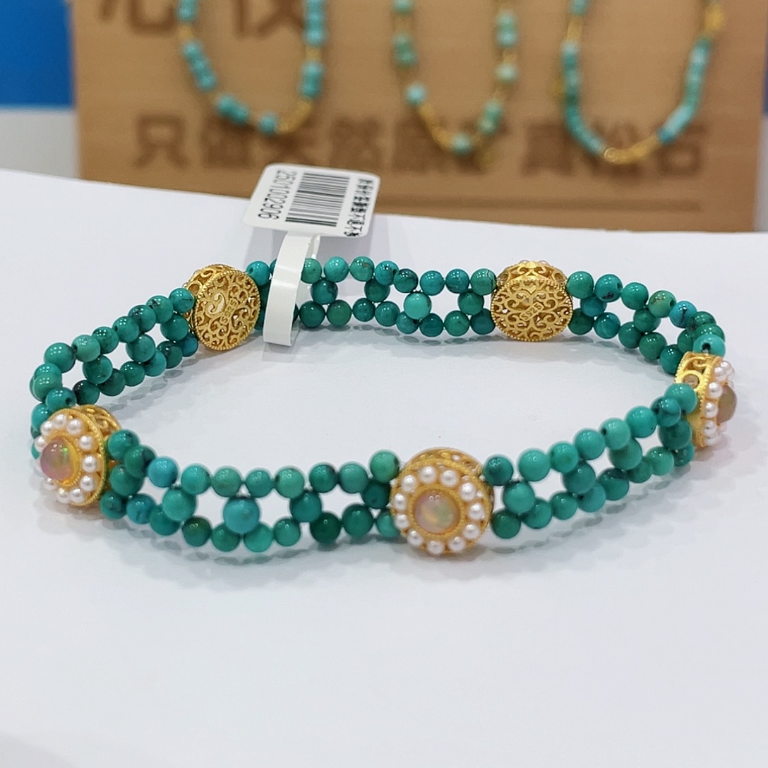 未镶嵌绿松石珠宝奇石