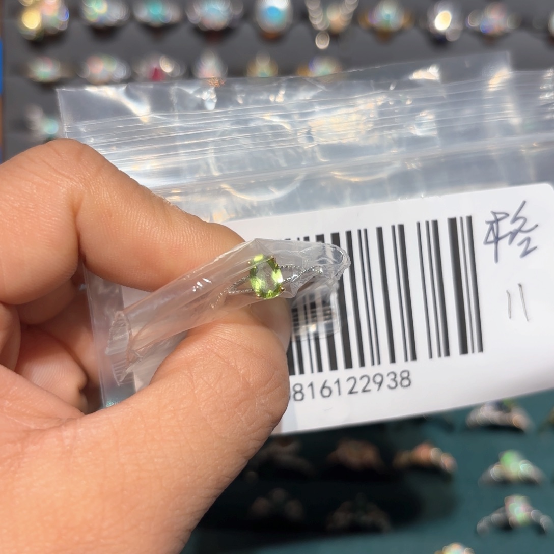 欧泊戒指银S925镶嵌d**g戒指