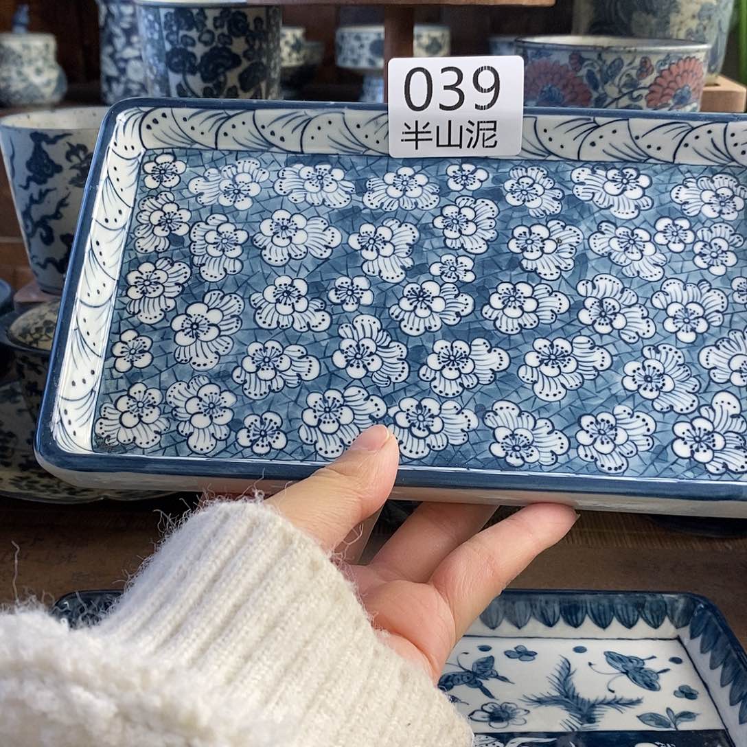 陶手工手绘青花高温陶瓷