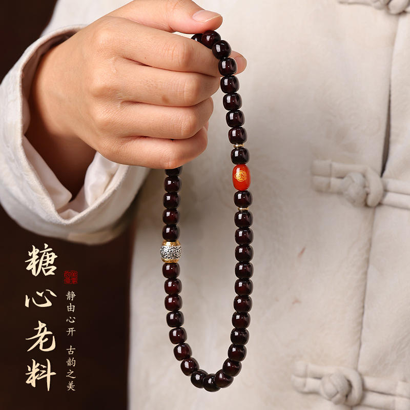 【十二生肖】菩提手串溏心老料八大守护赠加厚盘玩袋