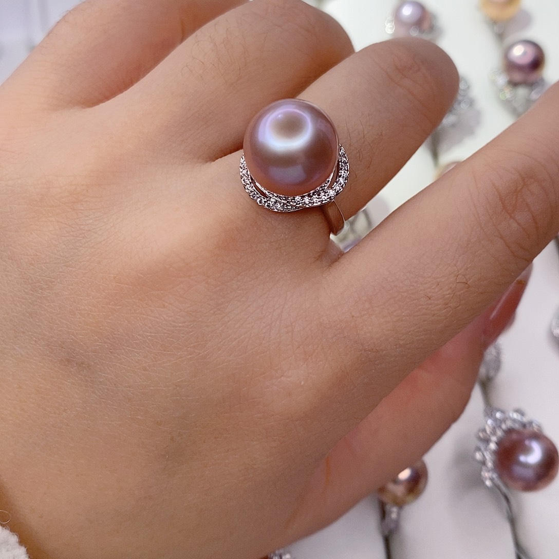 未镶嵌淡水珍珠戒指