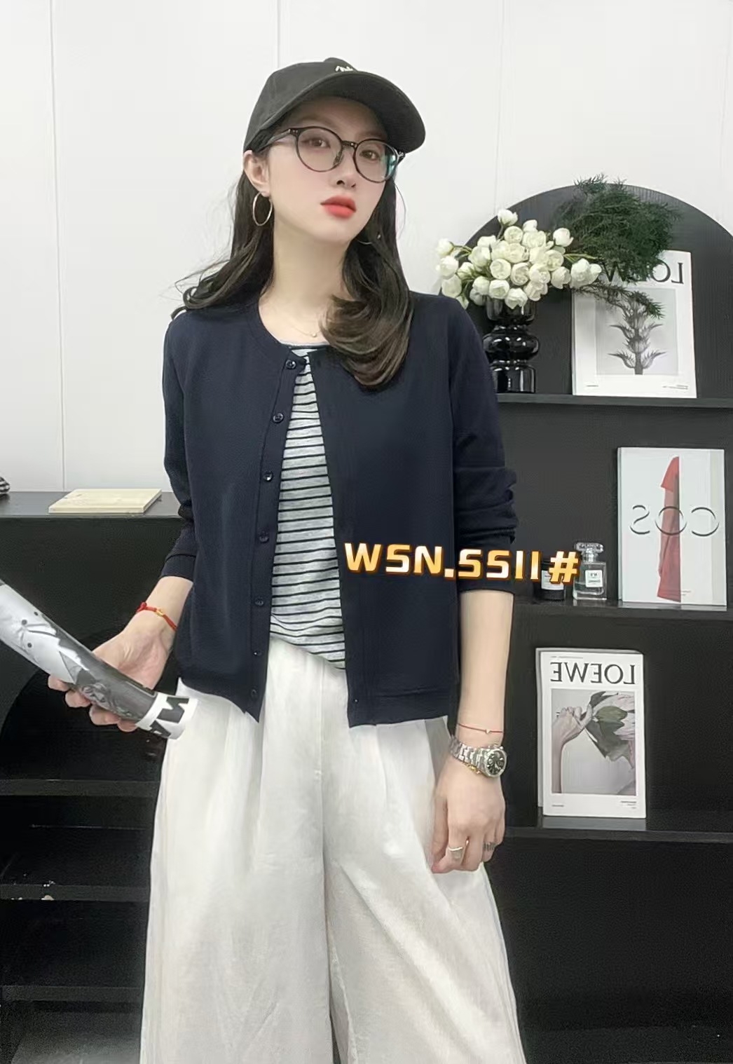 5511洋气假两件拼接显瘦T恤