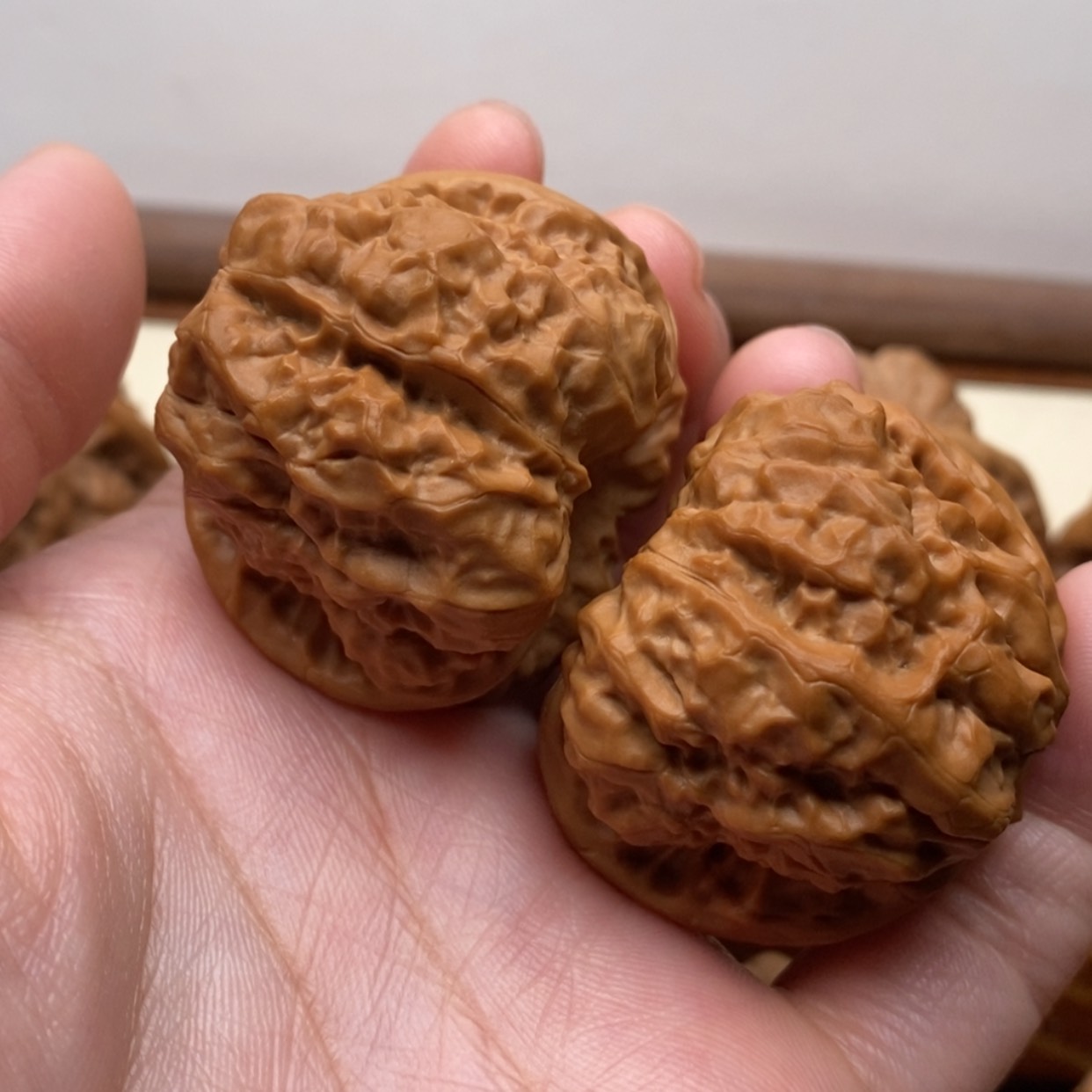 【闪购商品】把件文玩核桃起**…边40左右