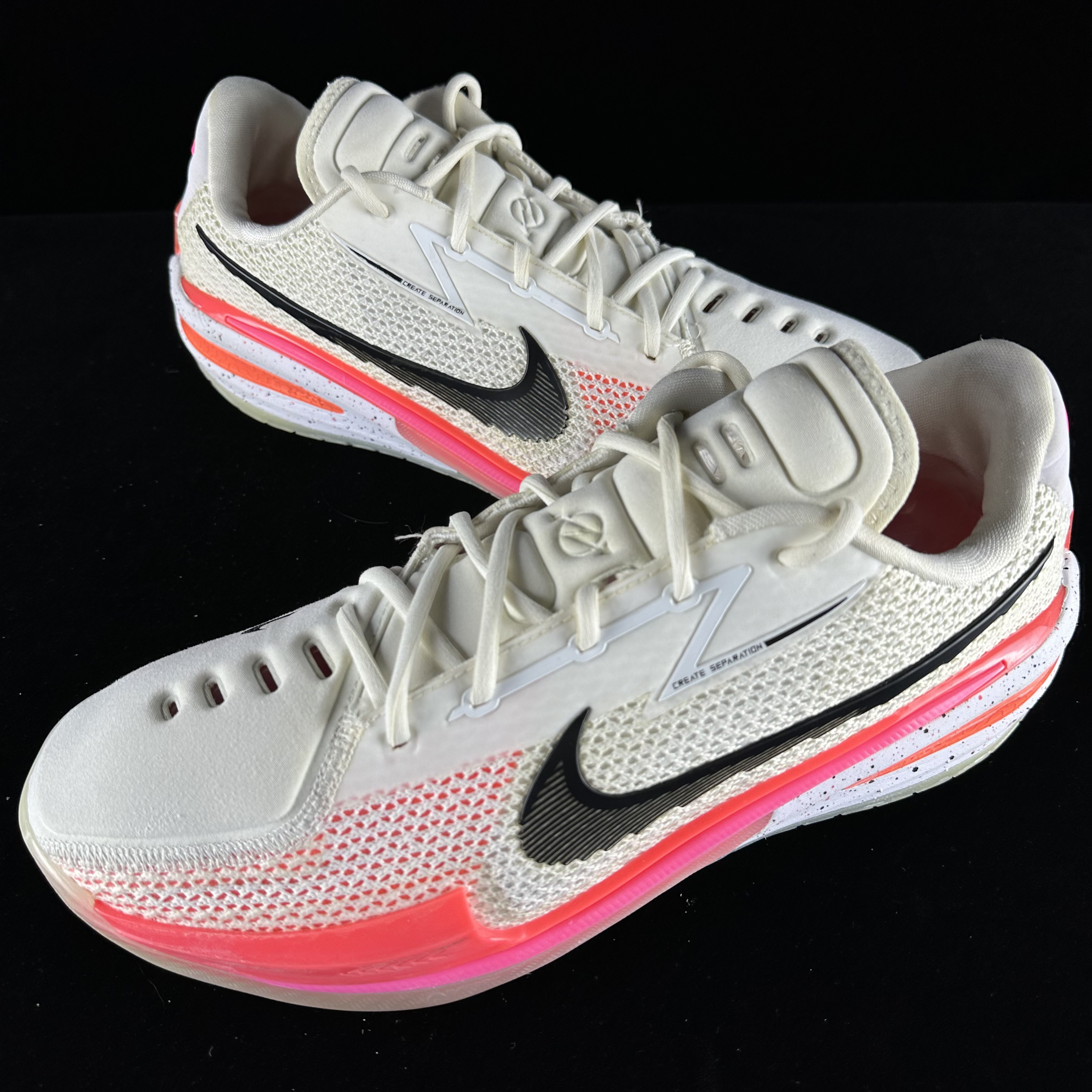 95新 耐克 Nike gt cut 45.5码 水蜜桃无盒 实战篮球鞋