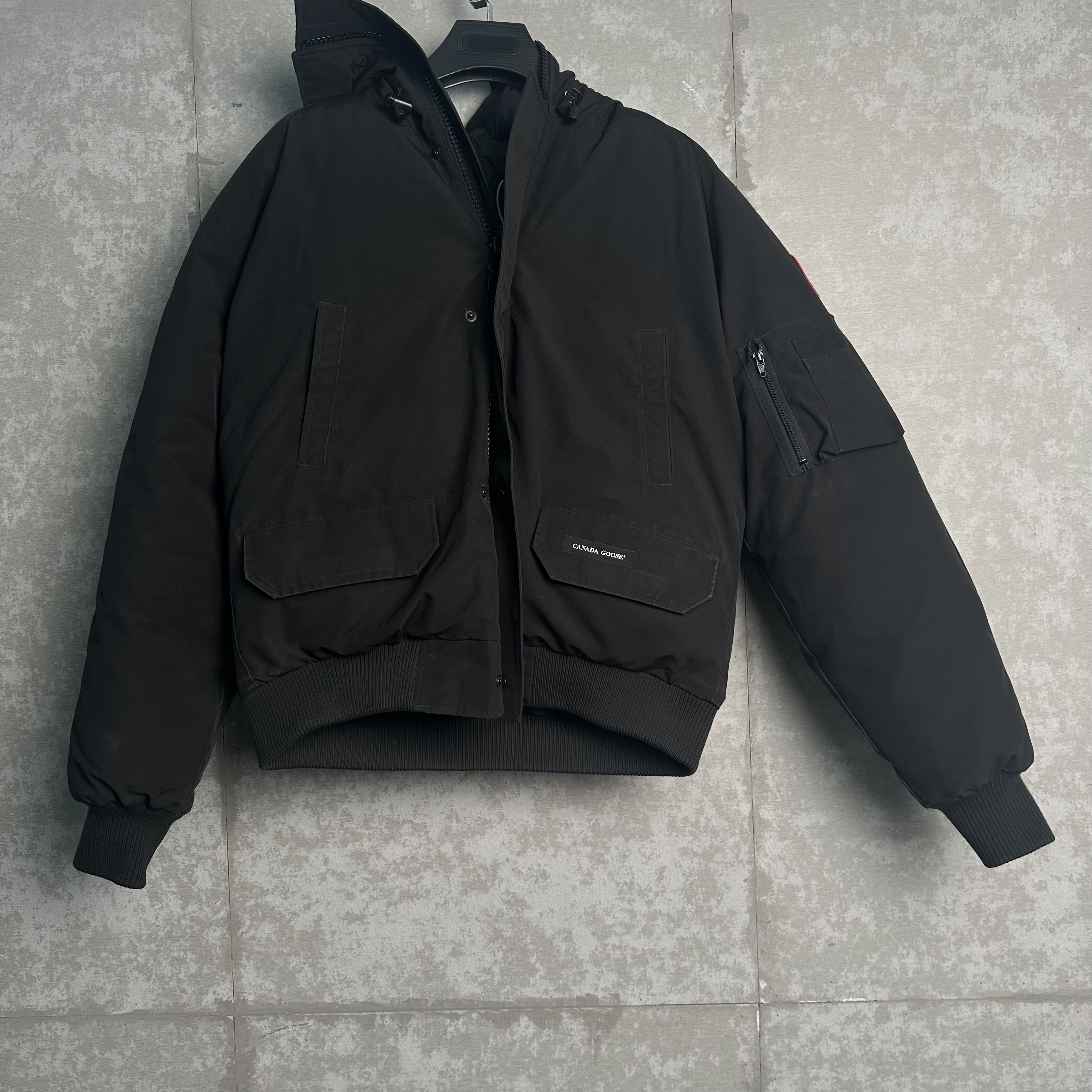 未使用 WE11 DONE 全新泛白/L*1/大鹅短款飞行员羽绒服/13909