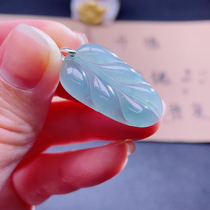 翡翠吊坠(不含链)银S925镶嵌