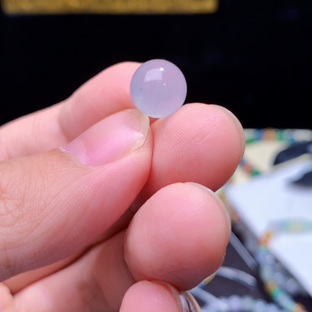 翡翠散珠七彩珠珠冰冰