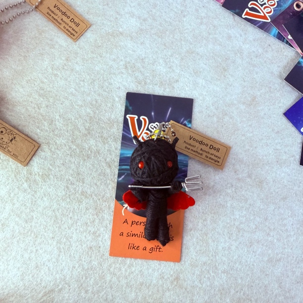 《诅咒系列》潮玩手工缠线巫娃娃编织木乃伊玩偶公仔挂件