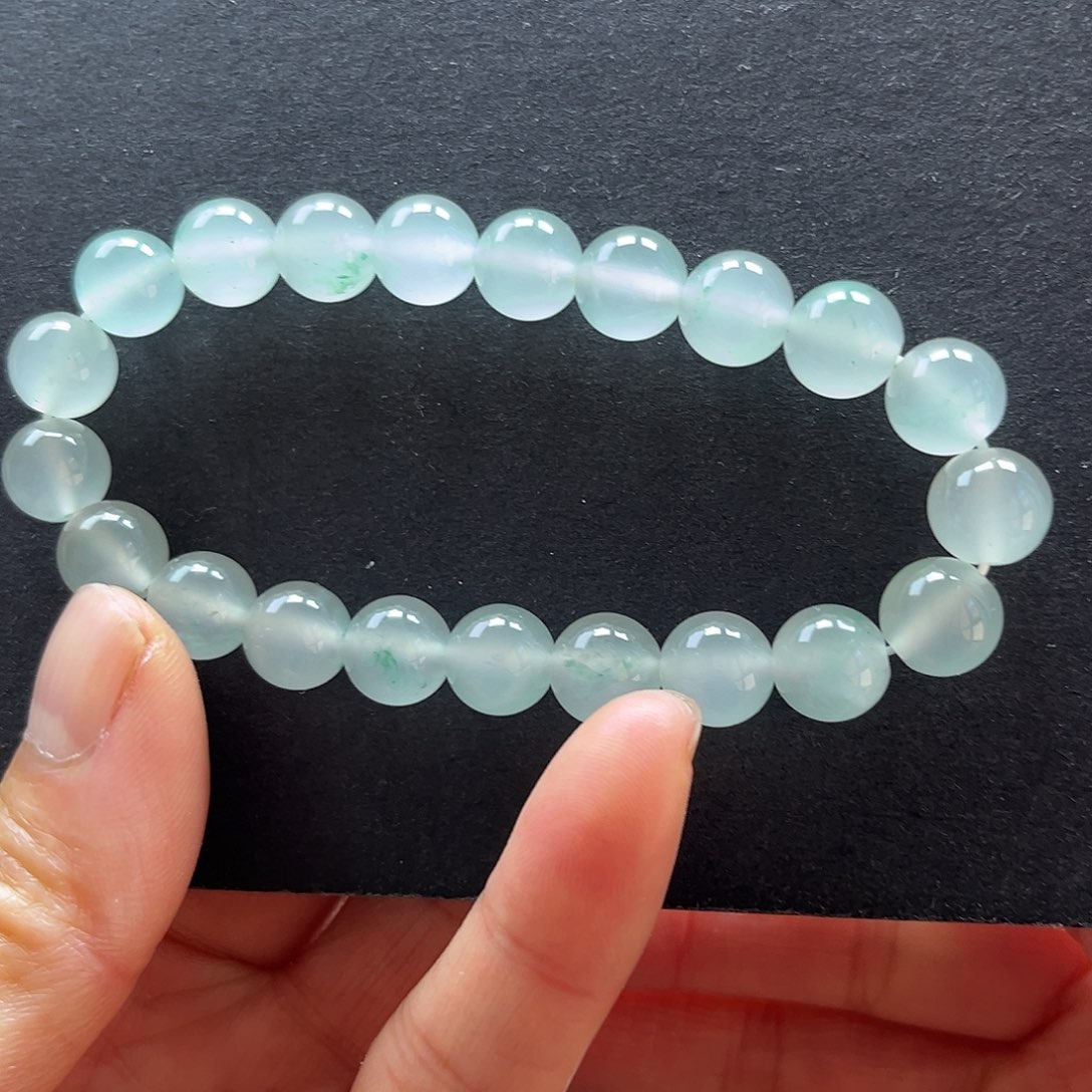 石英质玉未镶嵌手串手串8.8