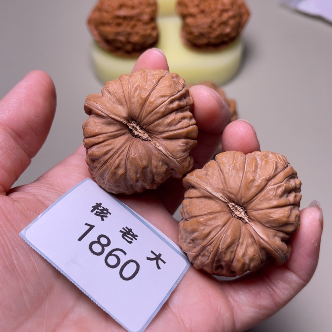 文玩核桃把件南瓜墩39 1860