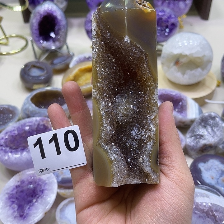 紫晶摆件未镶嵌摆件110