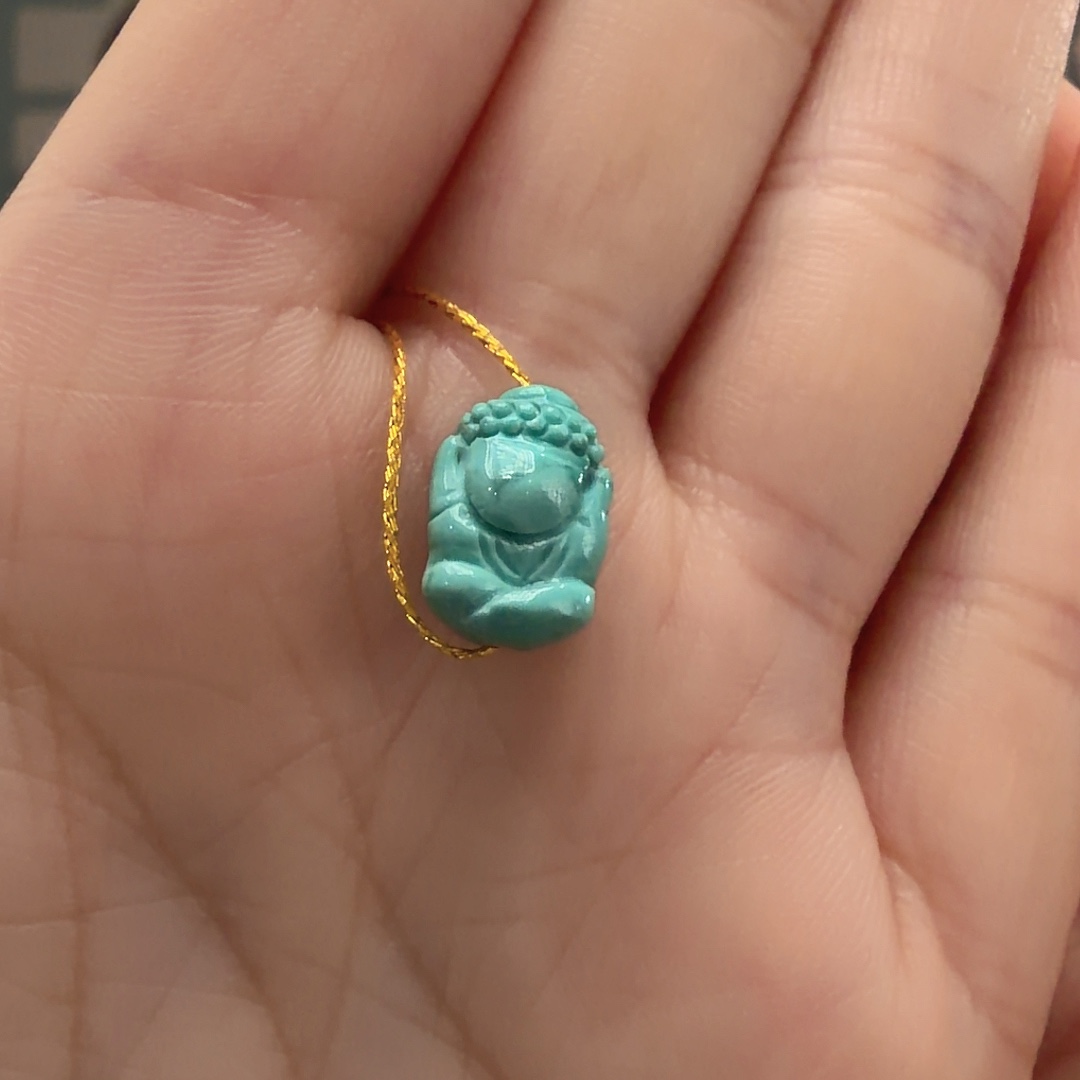 绿松石未镶嵌颈饰