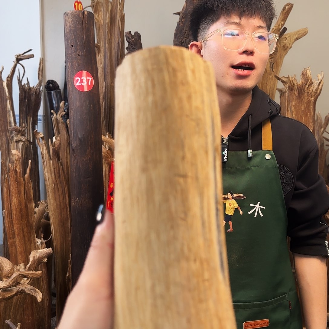 沉香摆件天然沉香原木摆件➕底座