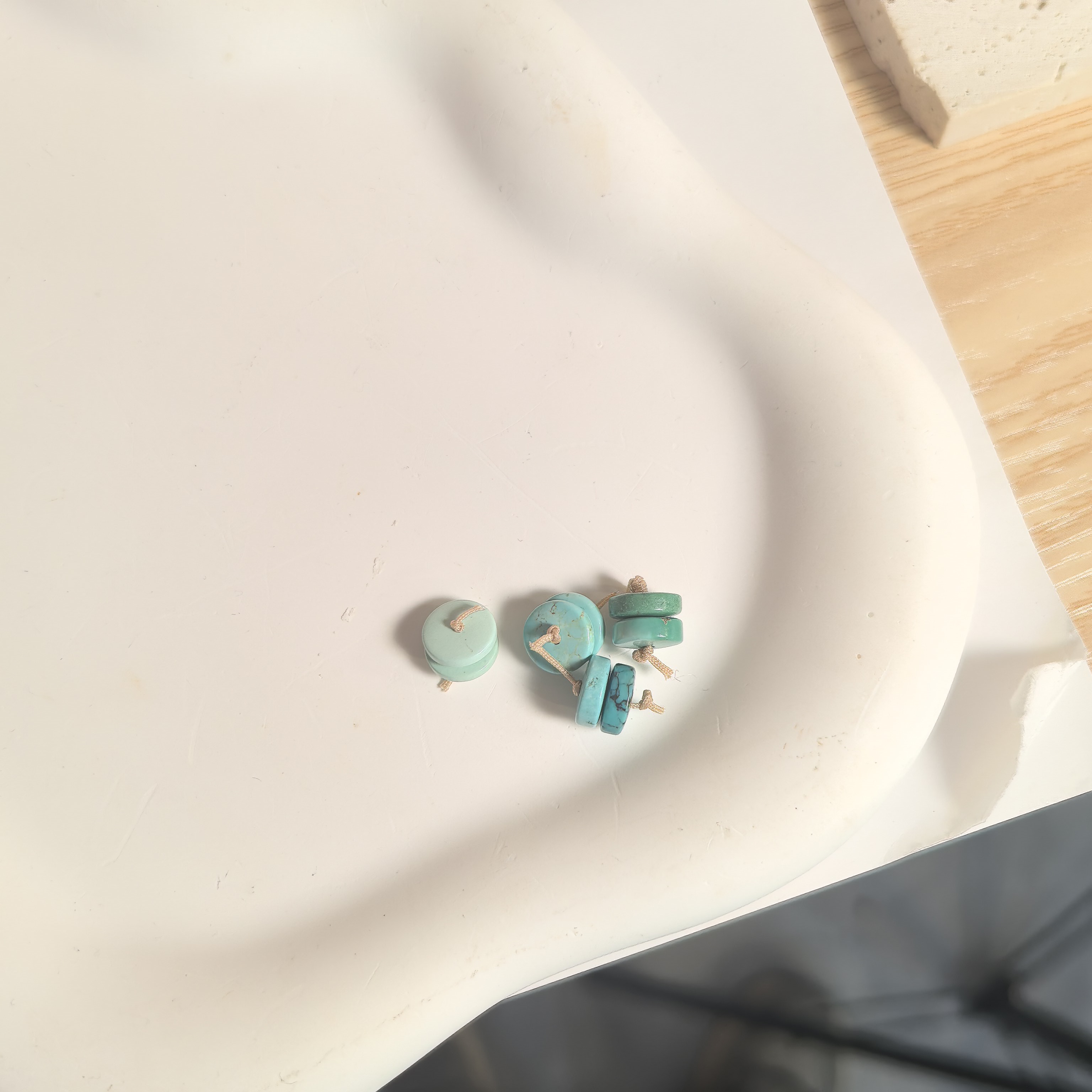 7mm天然石英质玉松松药片(2粒)多样性发一