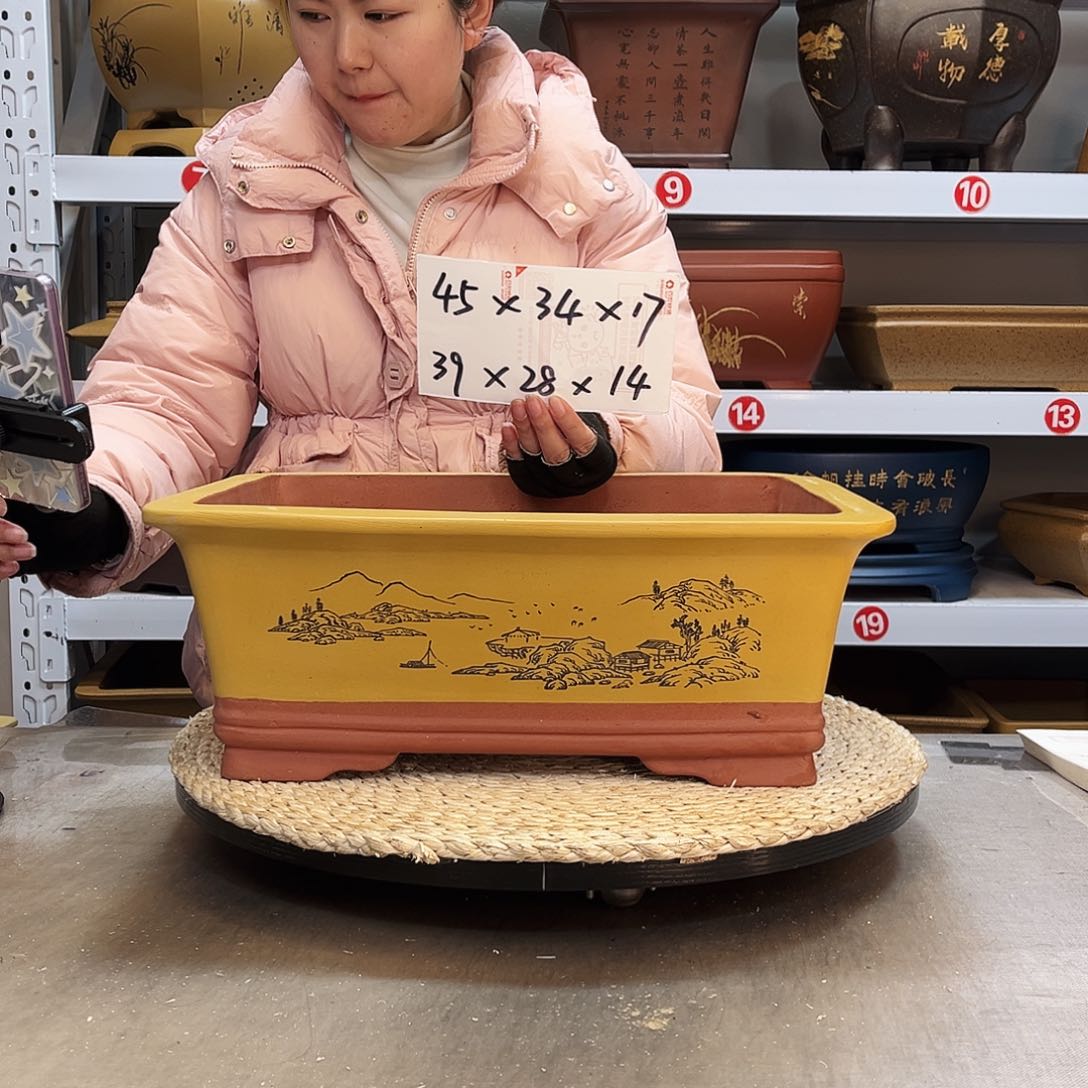 紫砂花盆紫砂花盆