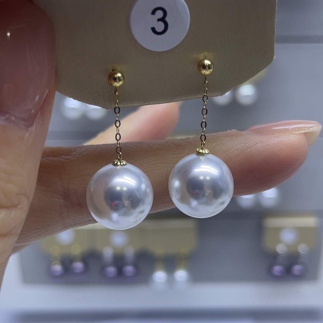 未镶嵌耳饰淡水珍珠