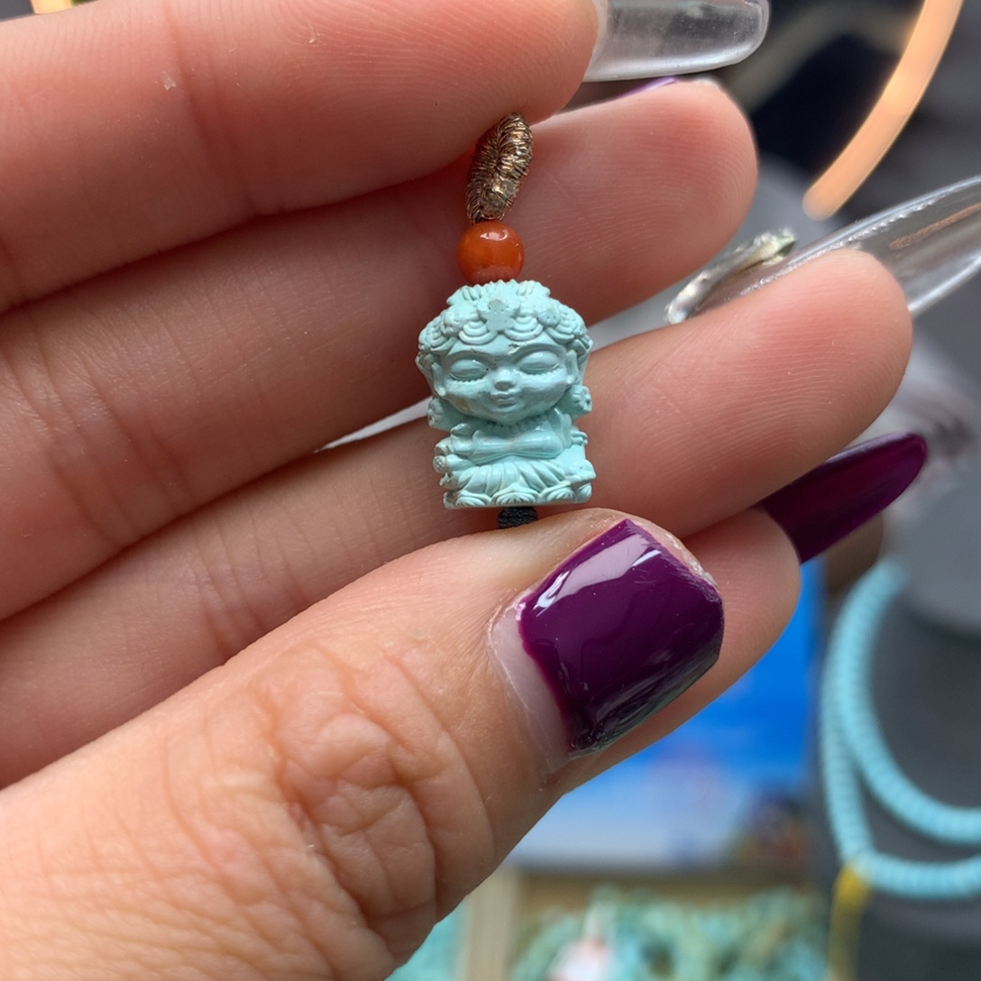 绿松石挂件未镶嵌