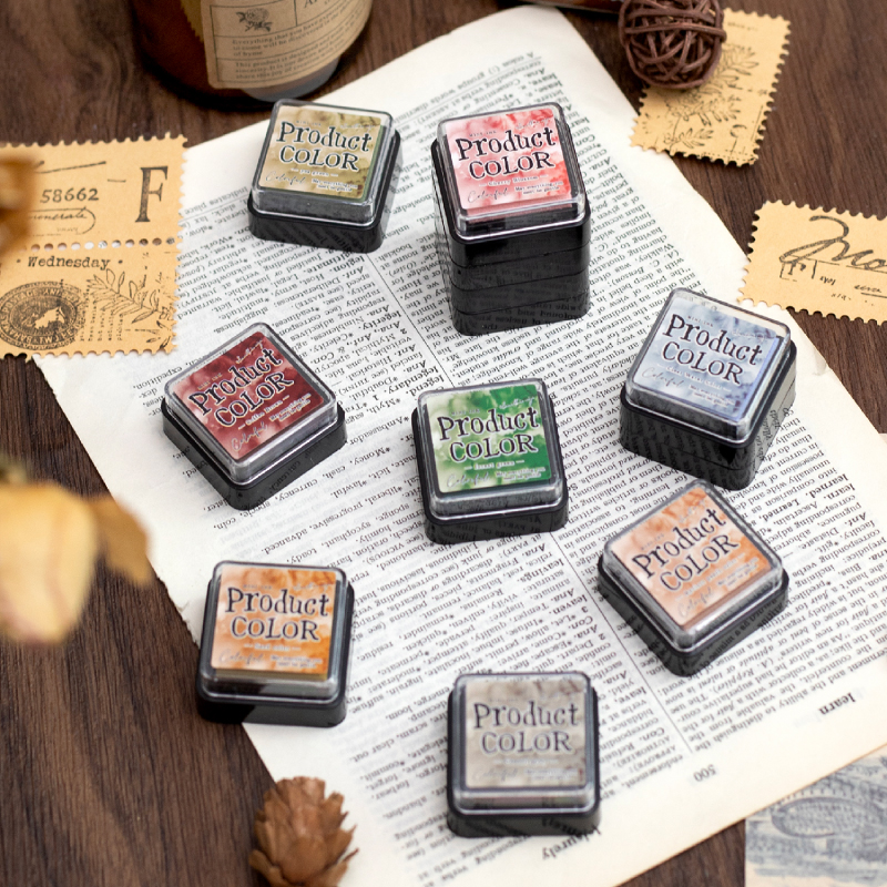 言己 流动的色彩系列组合印泥