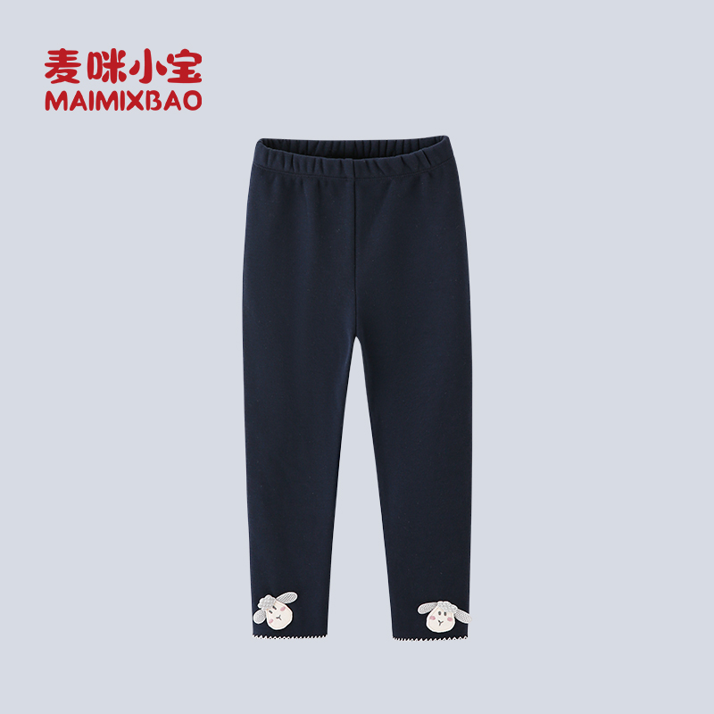 【清仓】麦咪小宝女加绒打底裤秋冬长裤休闲百搭时尚TY234155