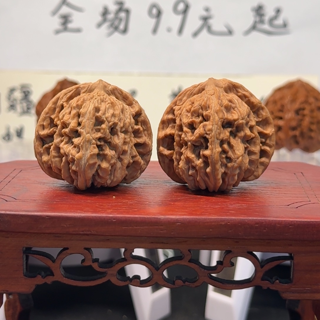 把件文玩核桃60号南疆边39肚38高34全品无药无修原生态