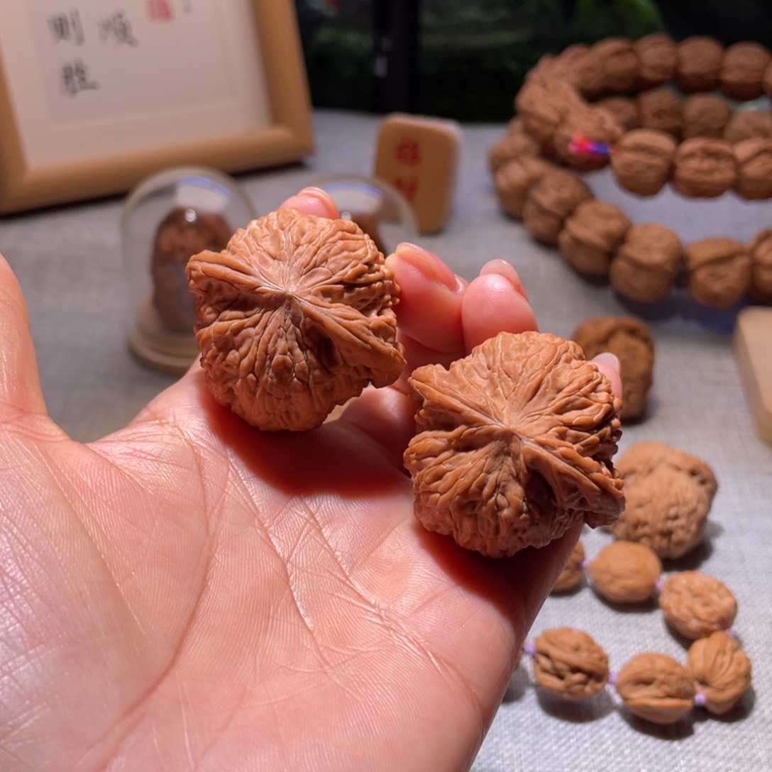 桃核把件41全品山地磨