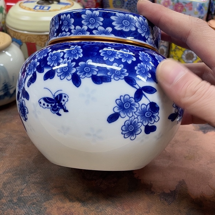 陶瓷罐茶叶罐密封罐储物罐