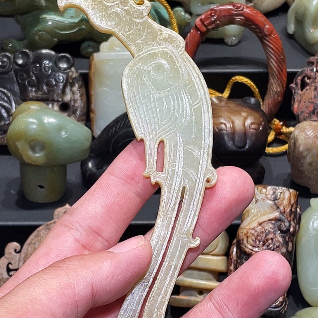 豪***丈和田玉（糖玉）未镶嵌挂件