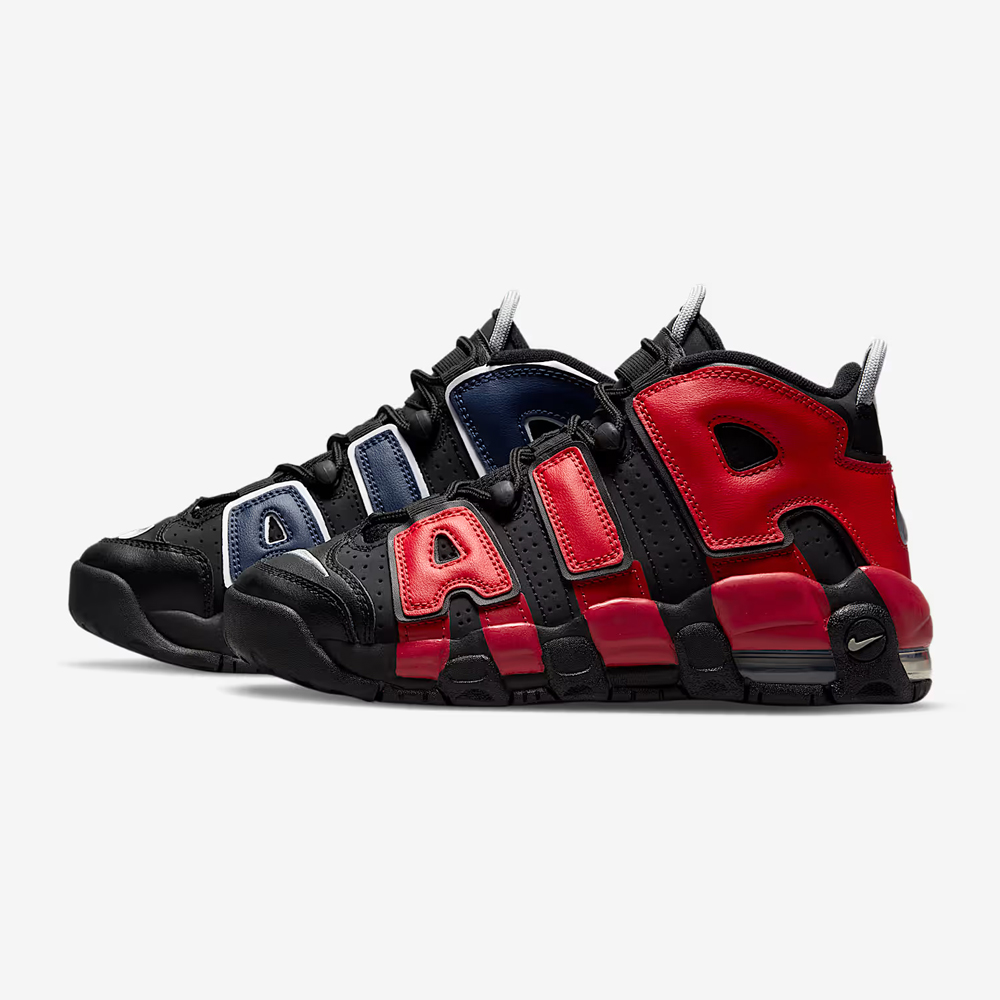 NIKE耐克红蓝鸳鸯大童鞋AIR MORE UPTEMPO (GS)运动鞋DM0017-001