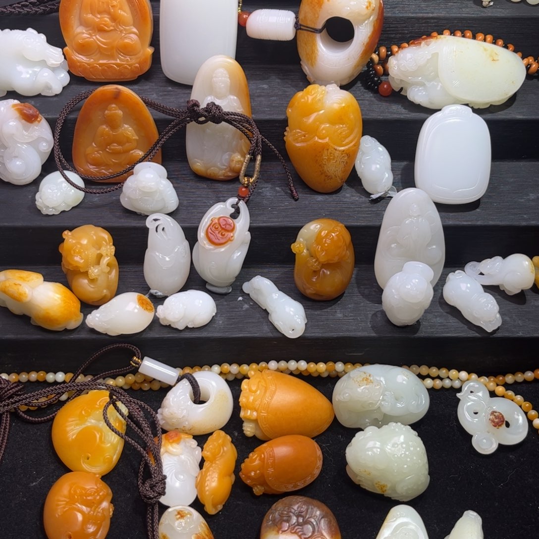 和田玉颈饰未镶嵌