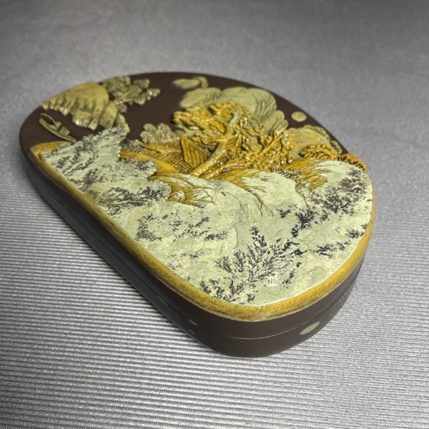 四川苴却砚 盖砚