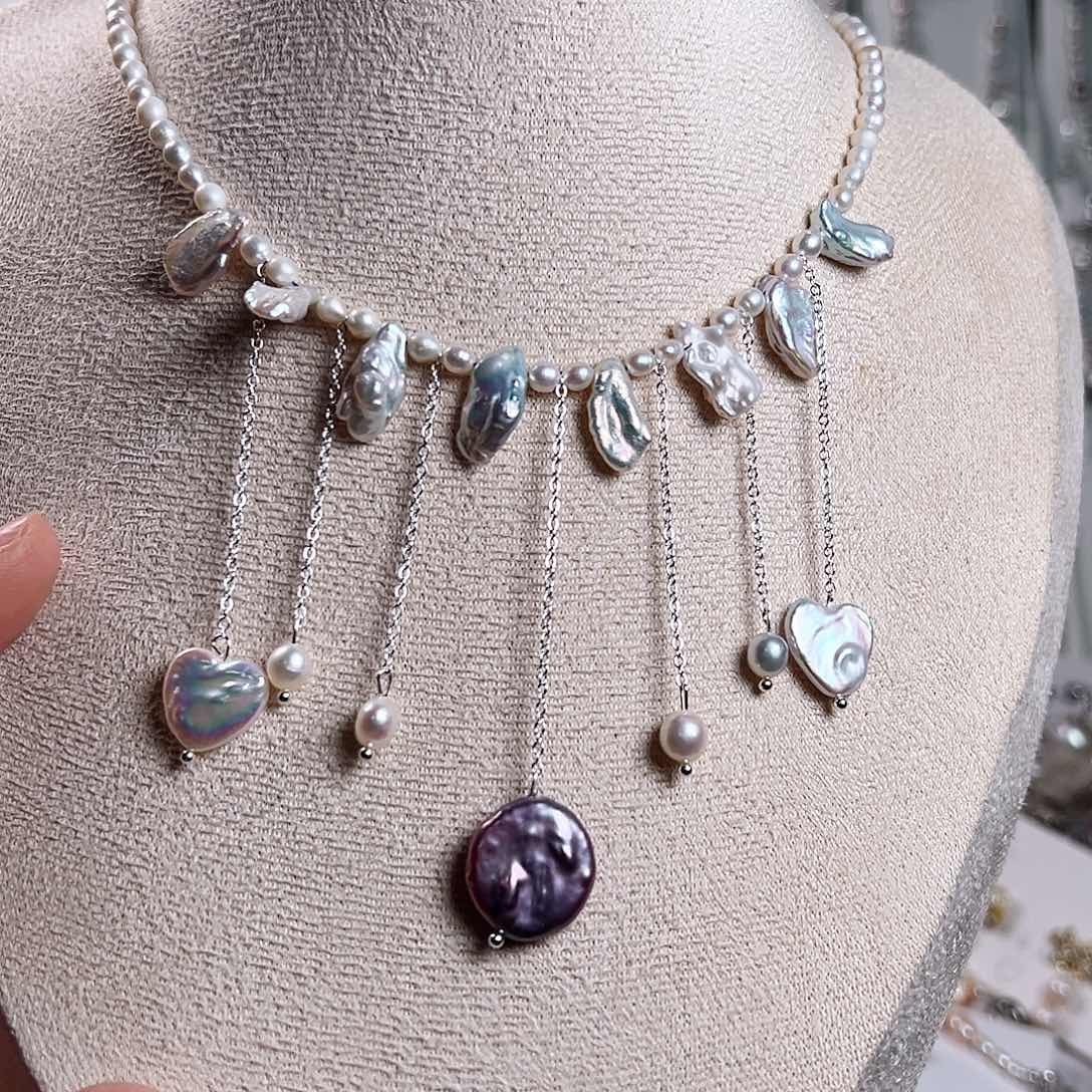 淡水珍珠未镶嵌颈饰