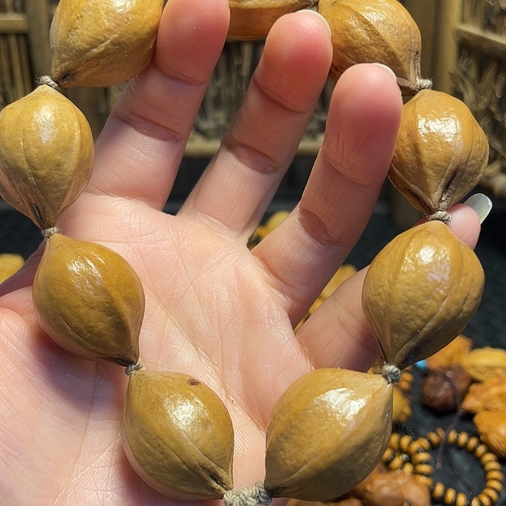 橄榄核手串/手链2.1素串