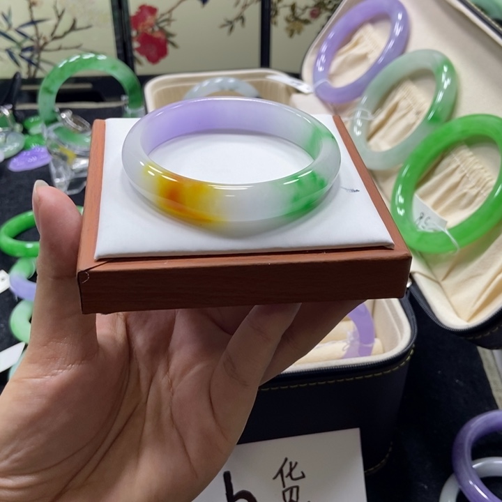 翡***荷非金属57/58手镯圈口