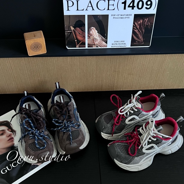 “小罗老爹”小众设计师款秋季新款老爹鞋运动休闲鞋女