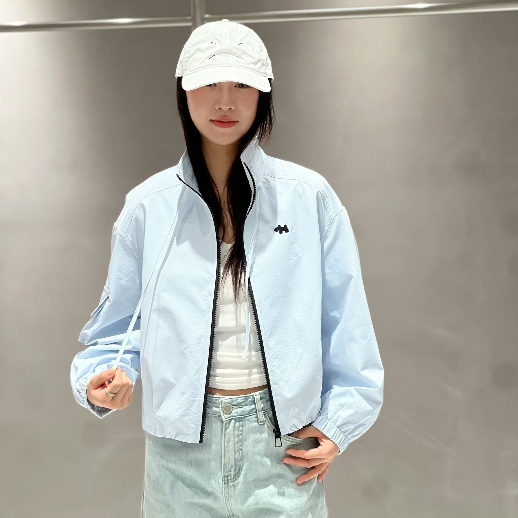 快鱼秋装常规款百搭休闲女秋季春夏宽松短外套