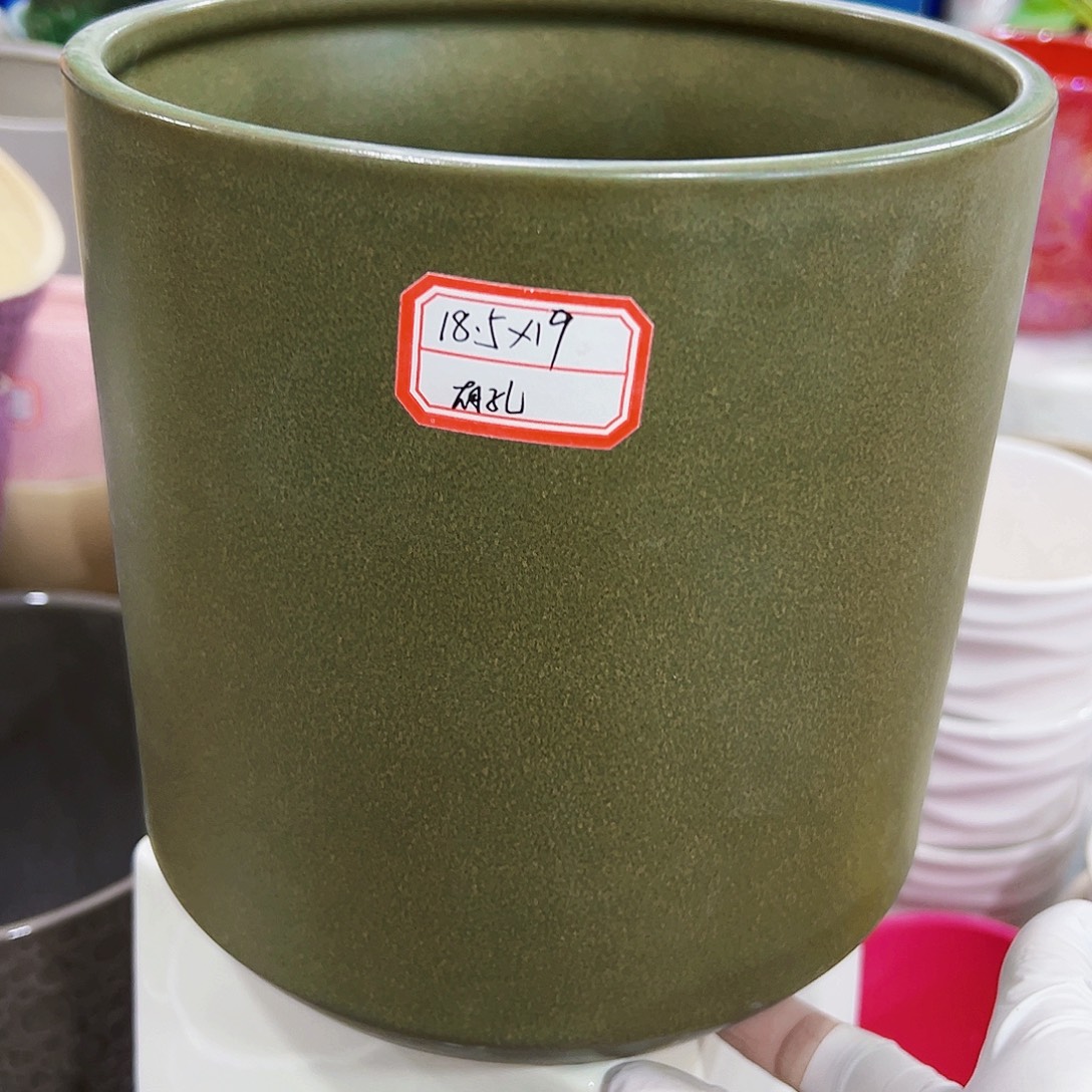 有孔外贸尾单陶瓷花盆凑单10米包邮