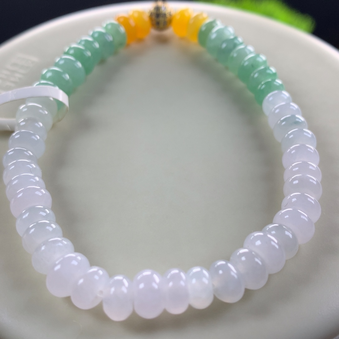 翡翠未镶嵌手链卡6
