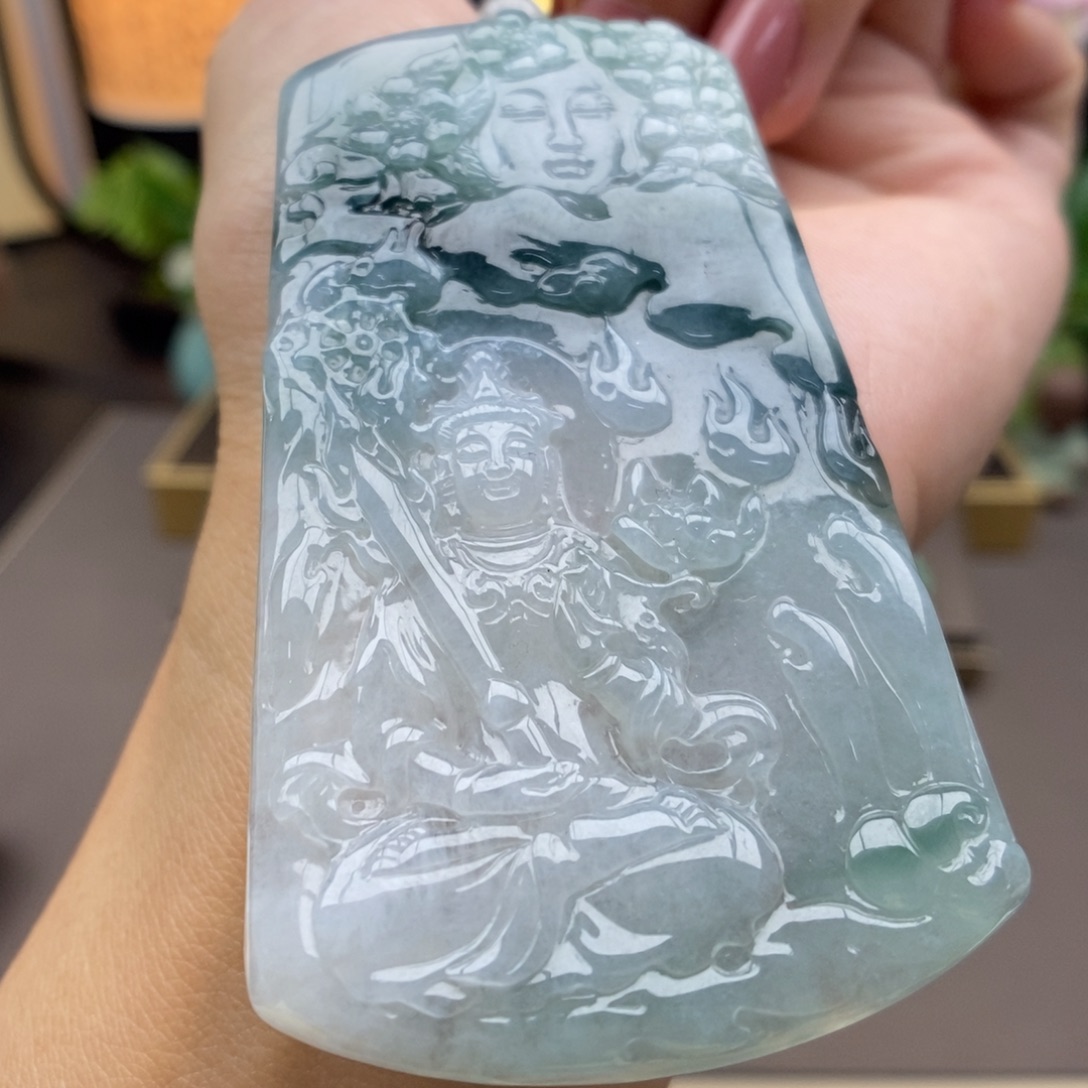 翡翠未镶嵌颈饰吊坠32