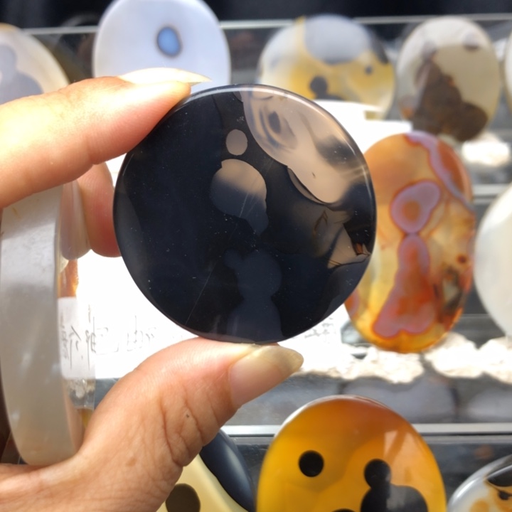 合金玛瑙/玉髓珠宝奇石024